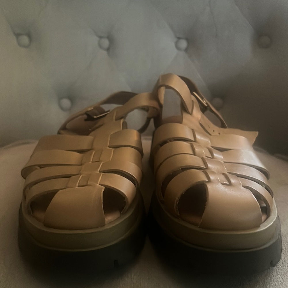 Free People Delaney Fisherman Platforms - Women's Size 10